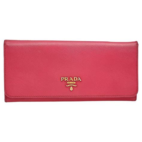 prada saffiano leather card holder pink|prada saffiano wallet price.